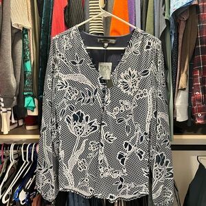 Floral Lace Women's Top